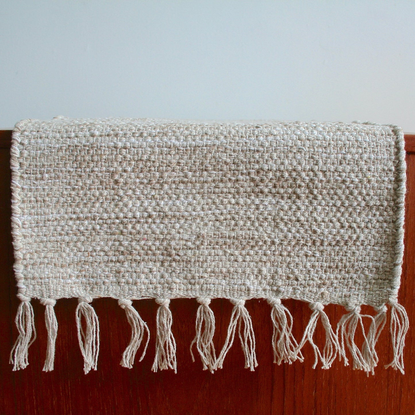 Woven Cotton Runner - Natural
