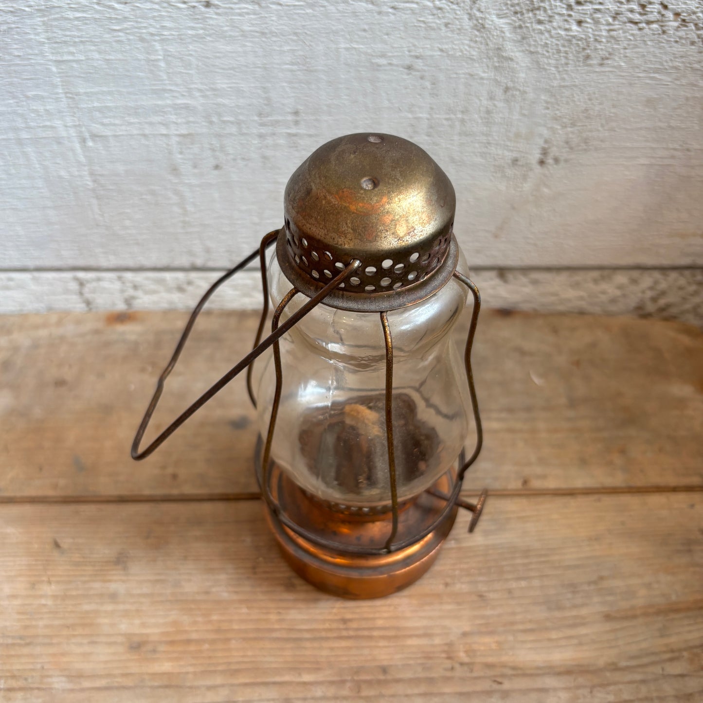 Vintage HILCO British Empire Copper Oil Lantern