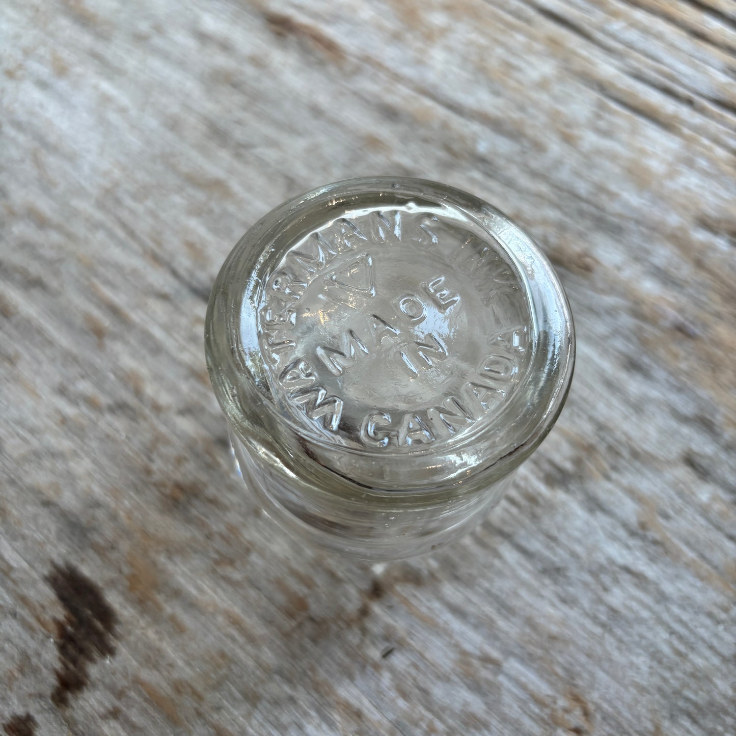 Vintage Waterman's Ink Glass Bottle