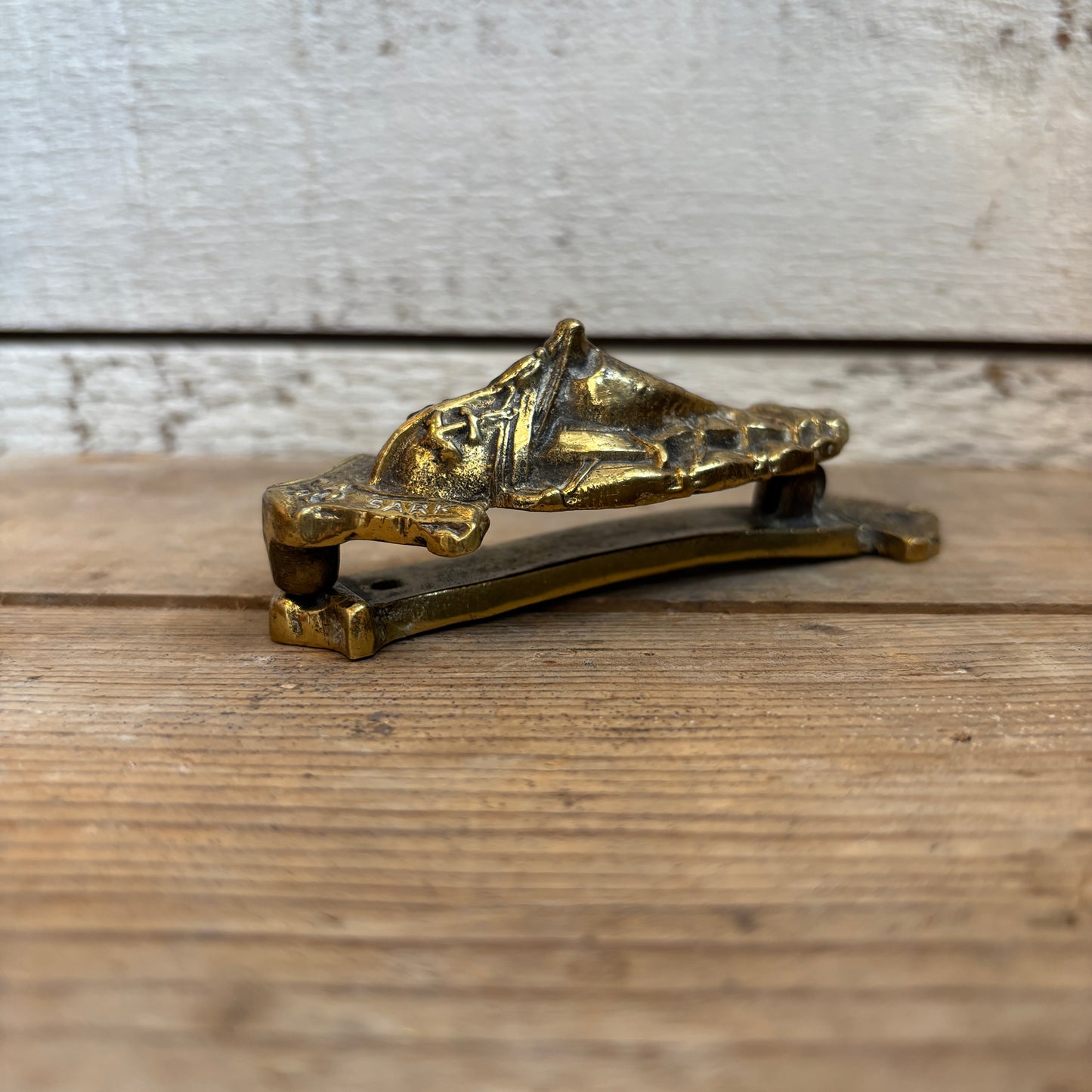 Vintage Brass Cutty Sark Door Knocker