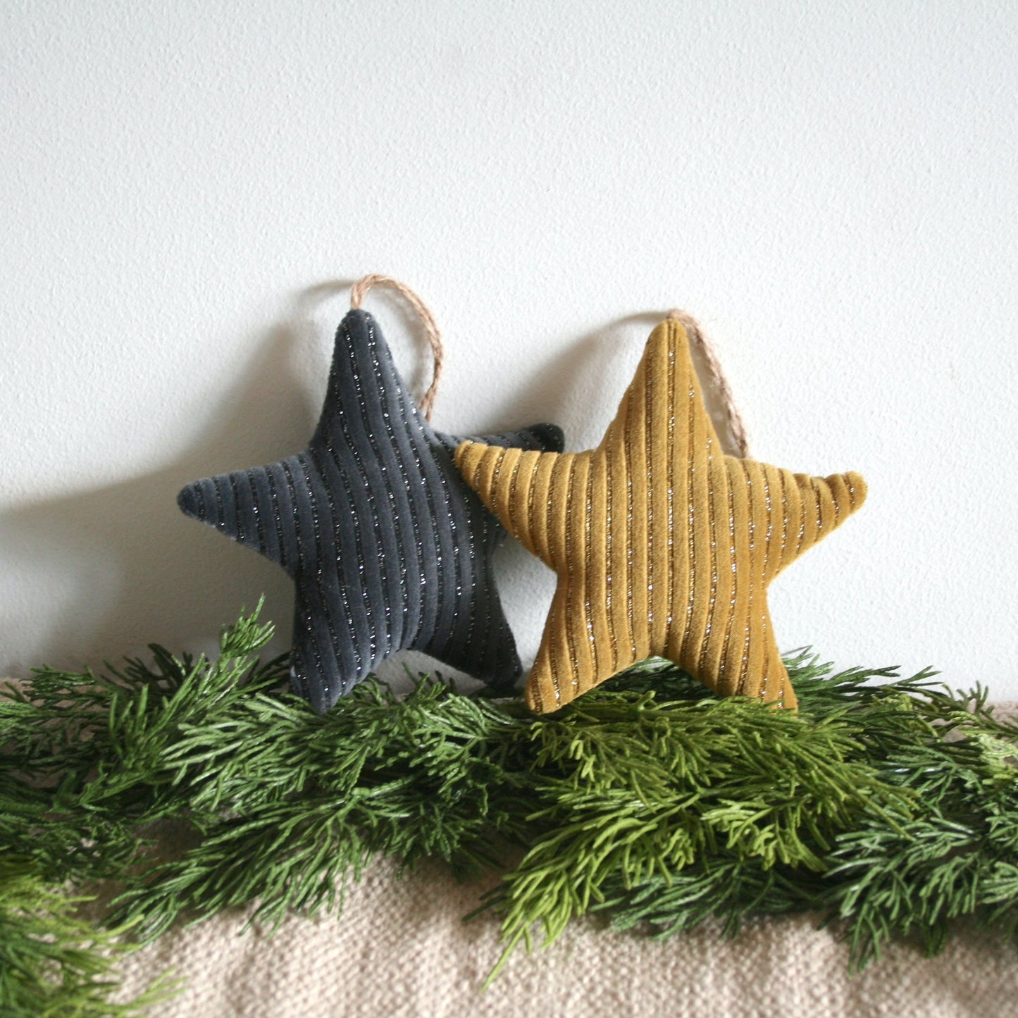 Corduroy Star Ornament