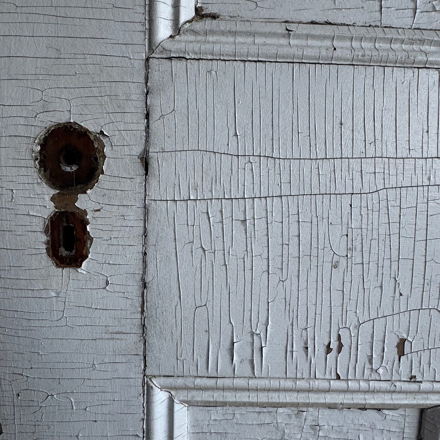 Antique White Farmhouse Door