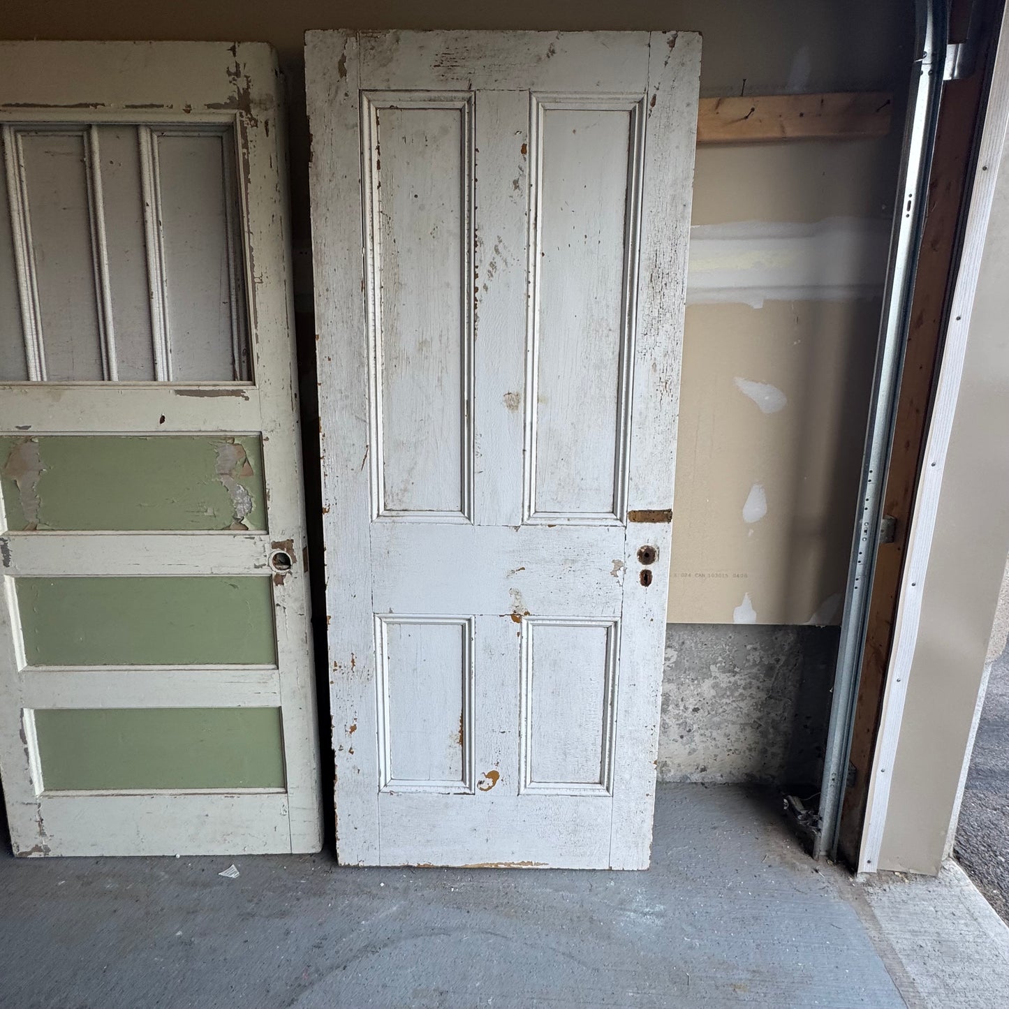 Antique White Farmhouse Door
