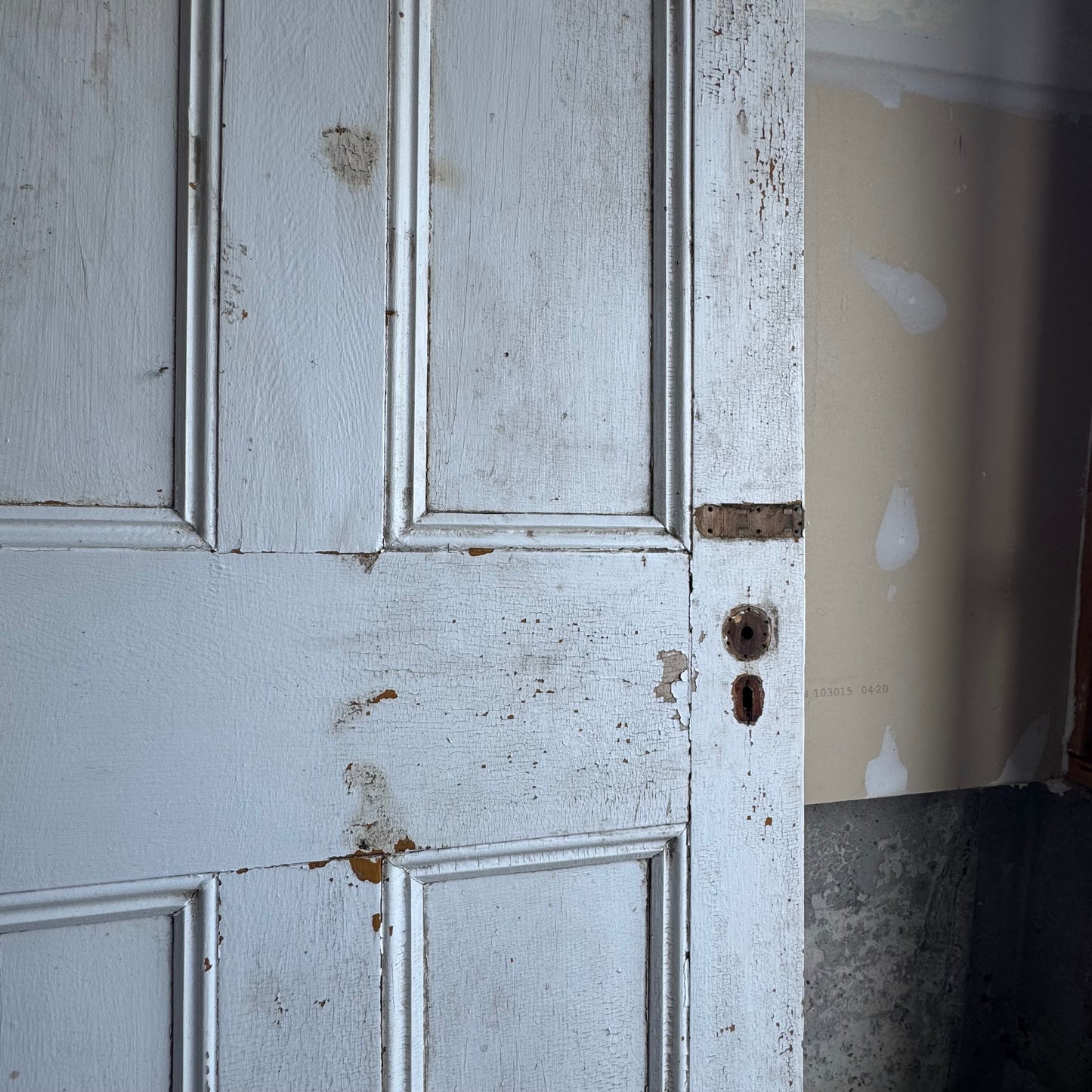 Antique White Farmhouse Door
