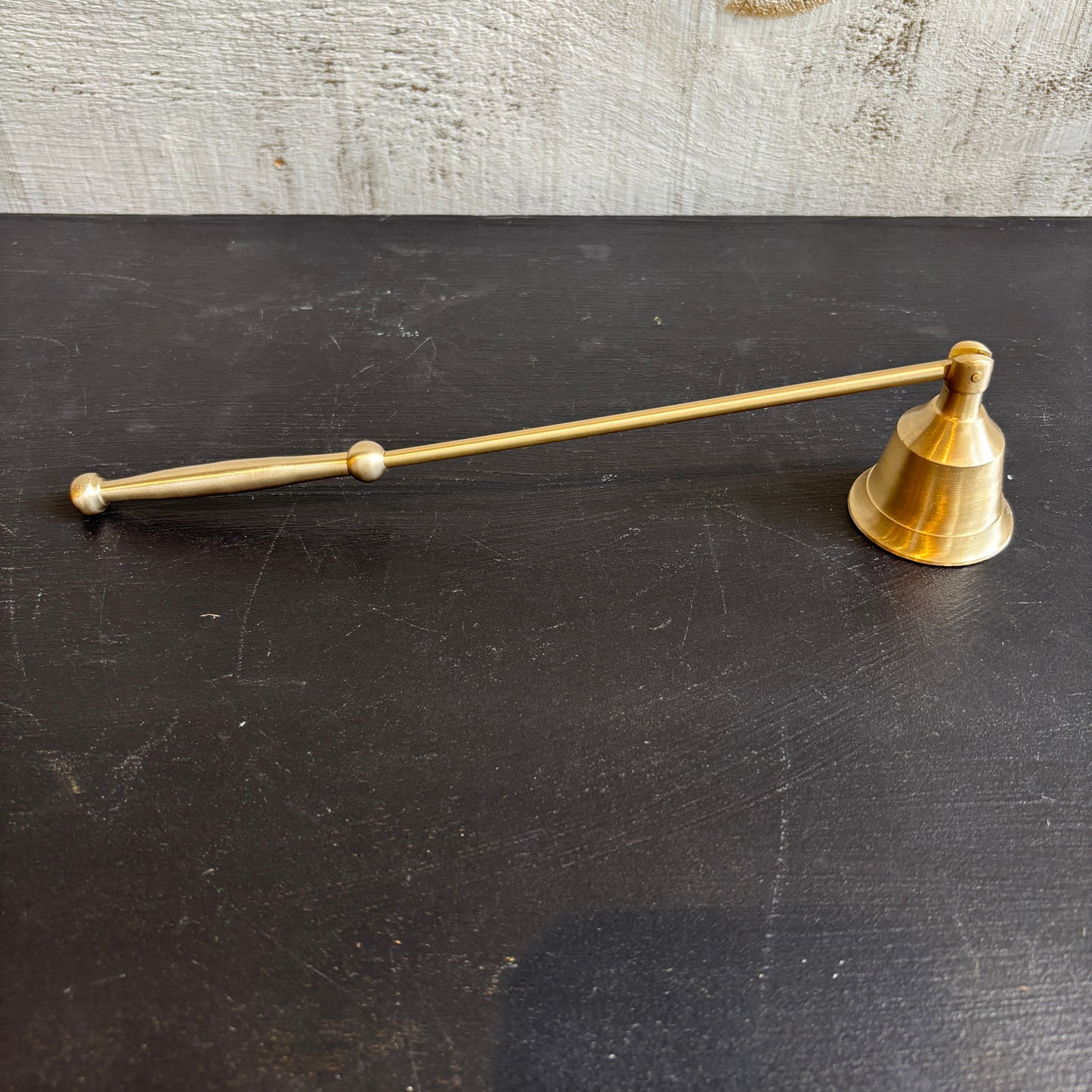 Metal Candle Snuffer - Brass Finish