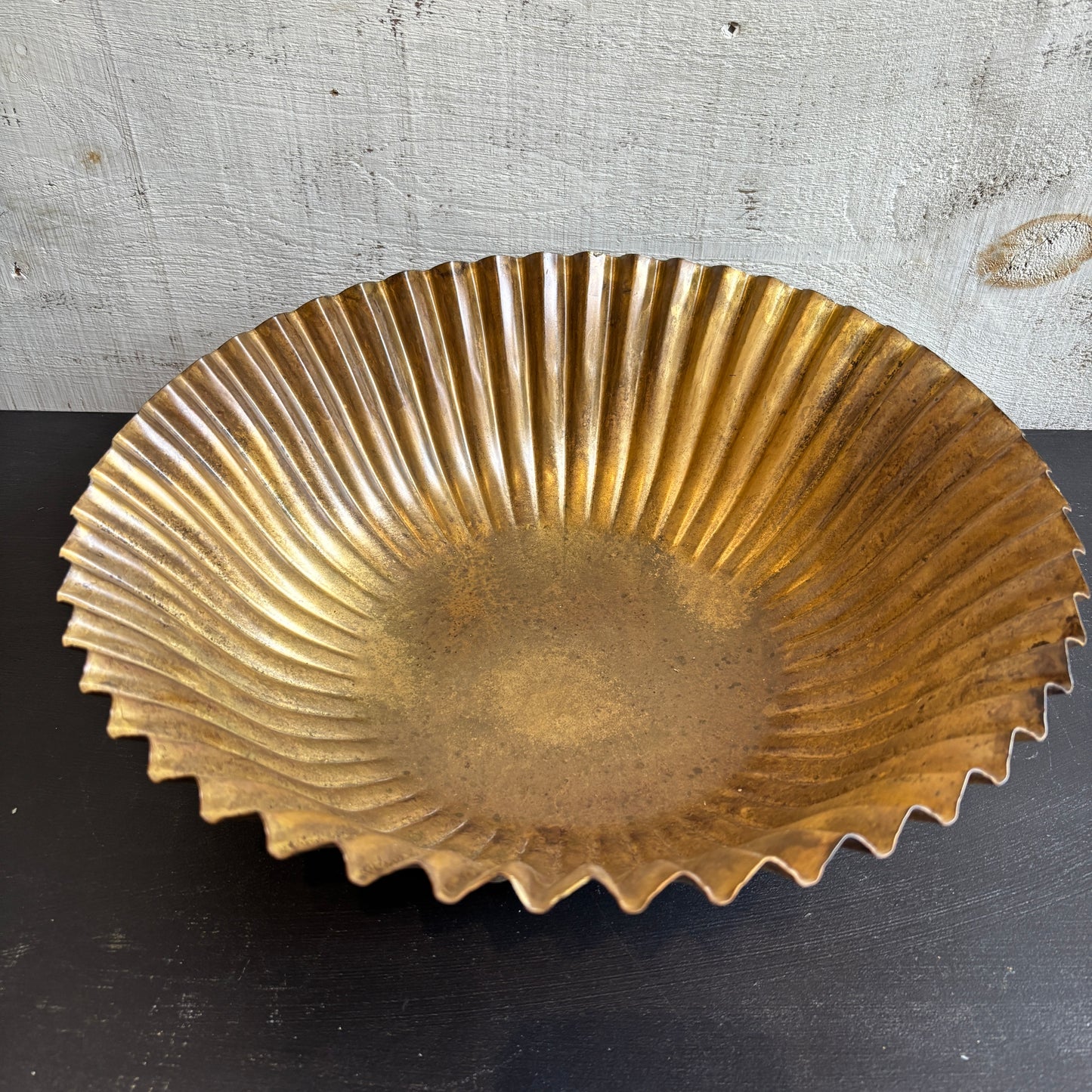 Decorative Metal Fluted Bowls