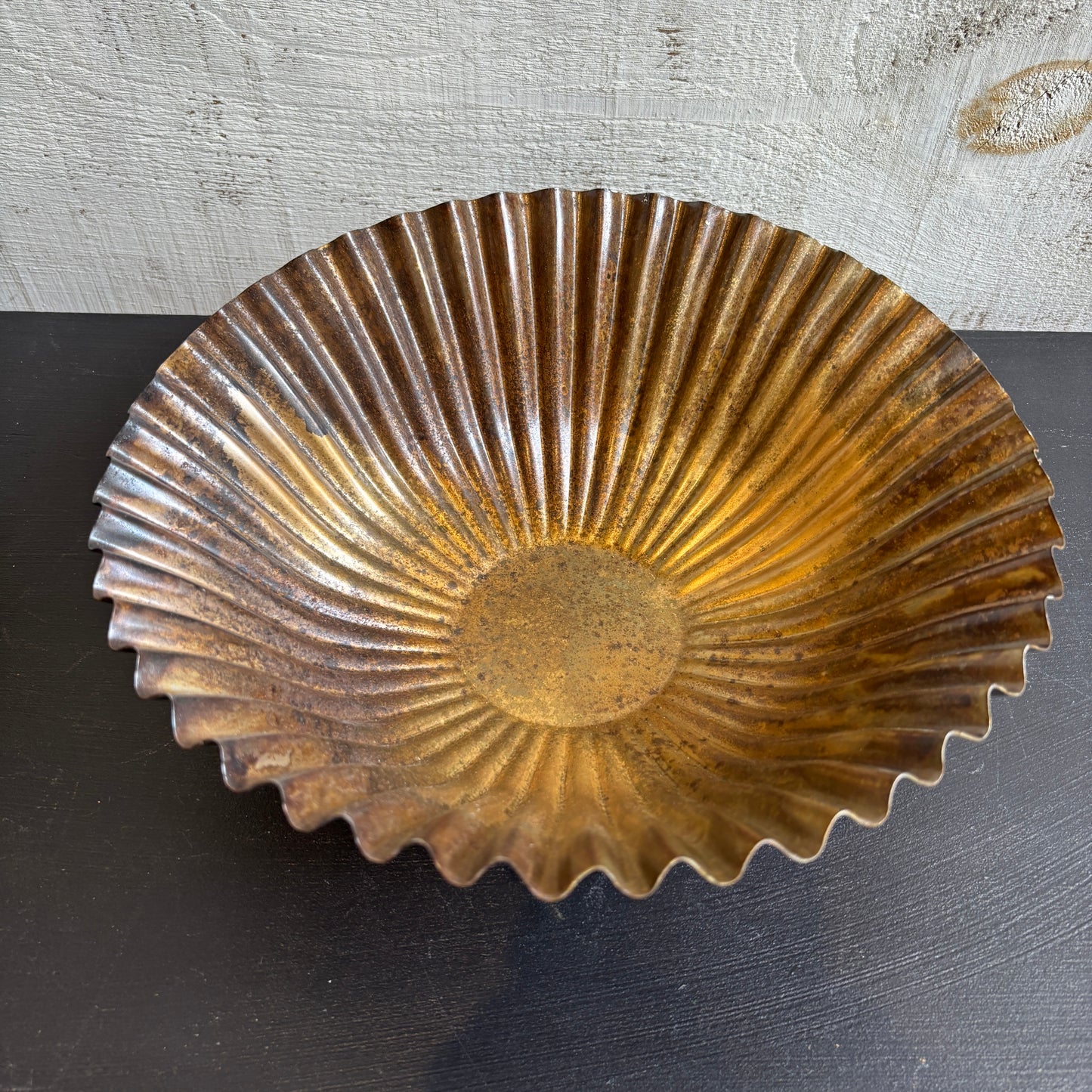 Decorative Metal Fluted Bowls