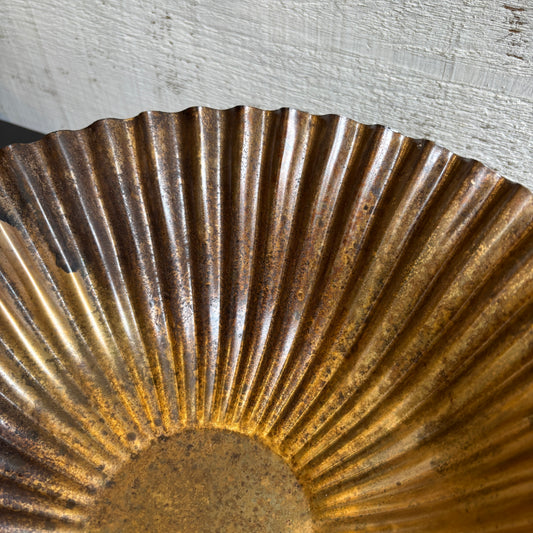 Decorative Metal Fluted Bowls