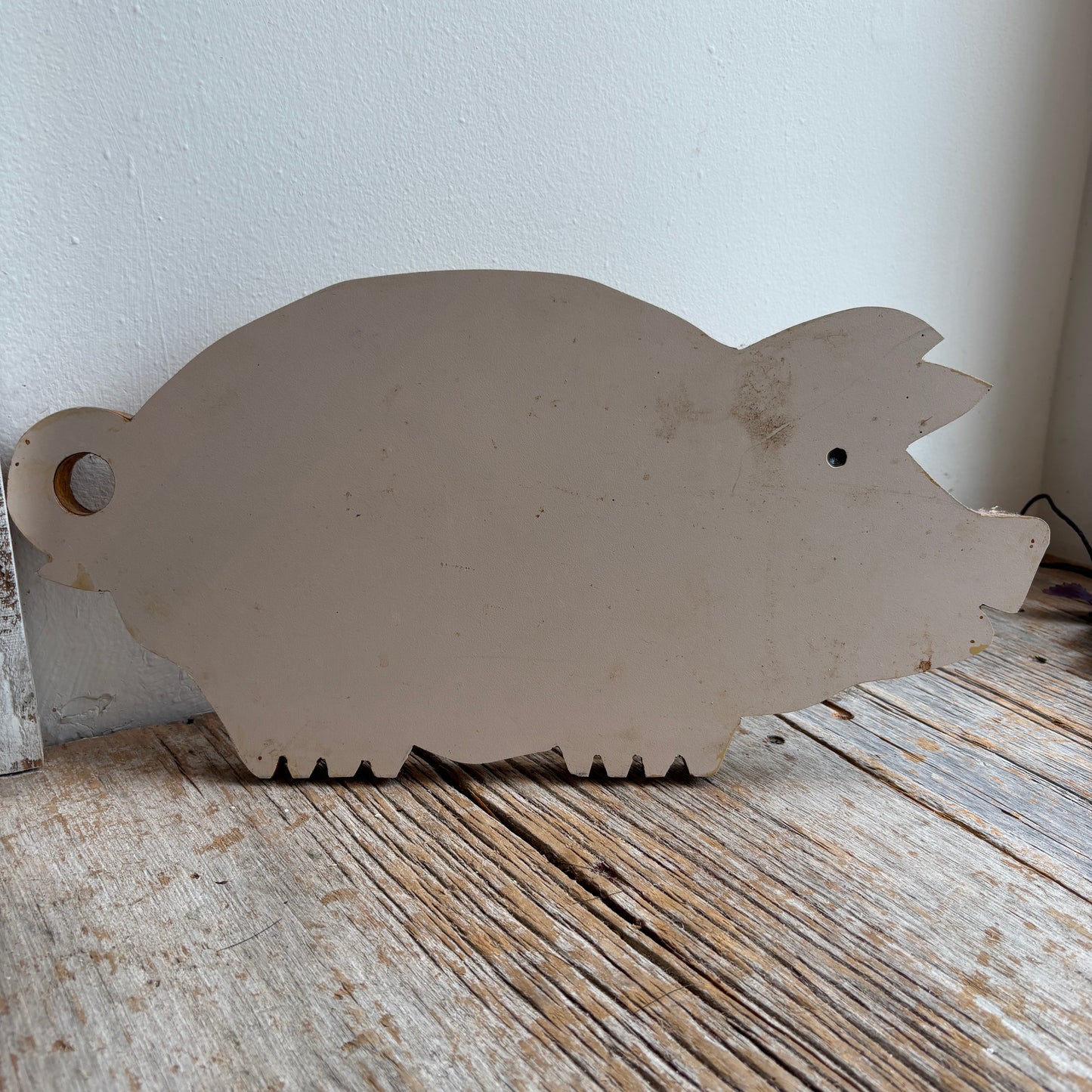 Vintage Wooden Pigs - Lot of 3