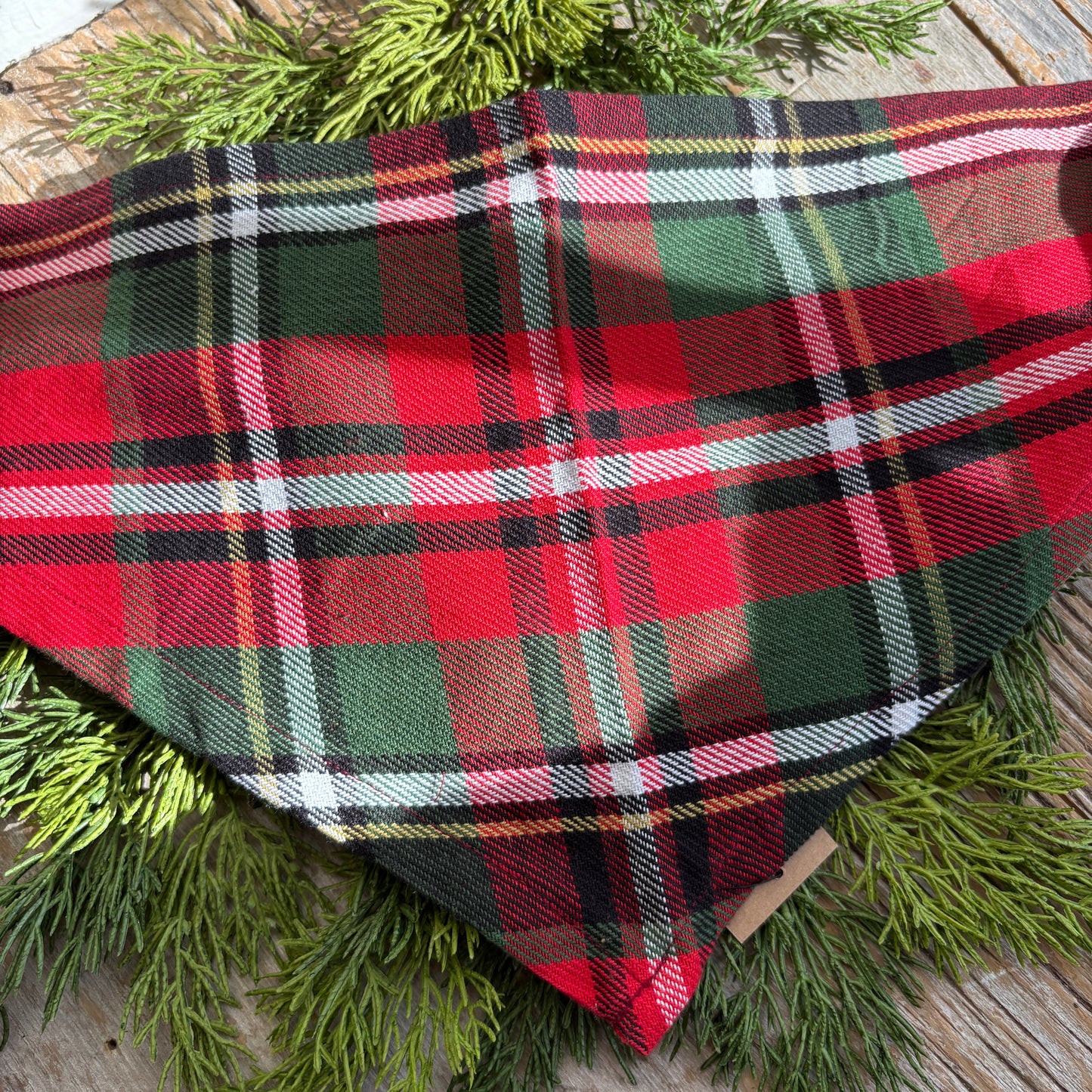 Brushed Cotton Flannel Dog Scarf