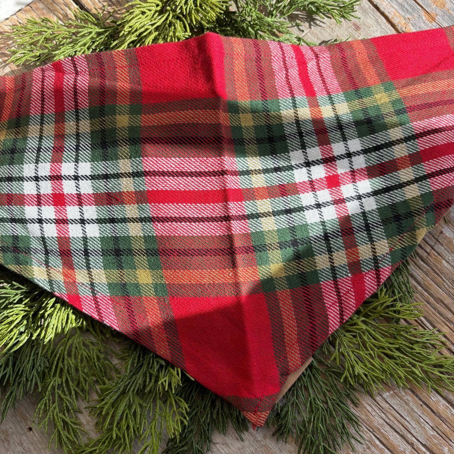 Brushed Cotton Flannel Dog Scarf