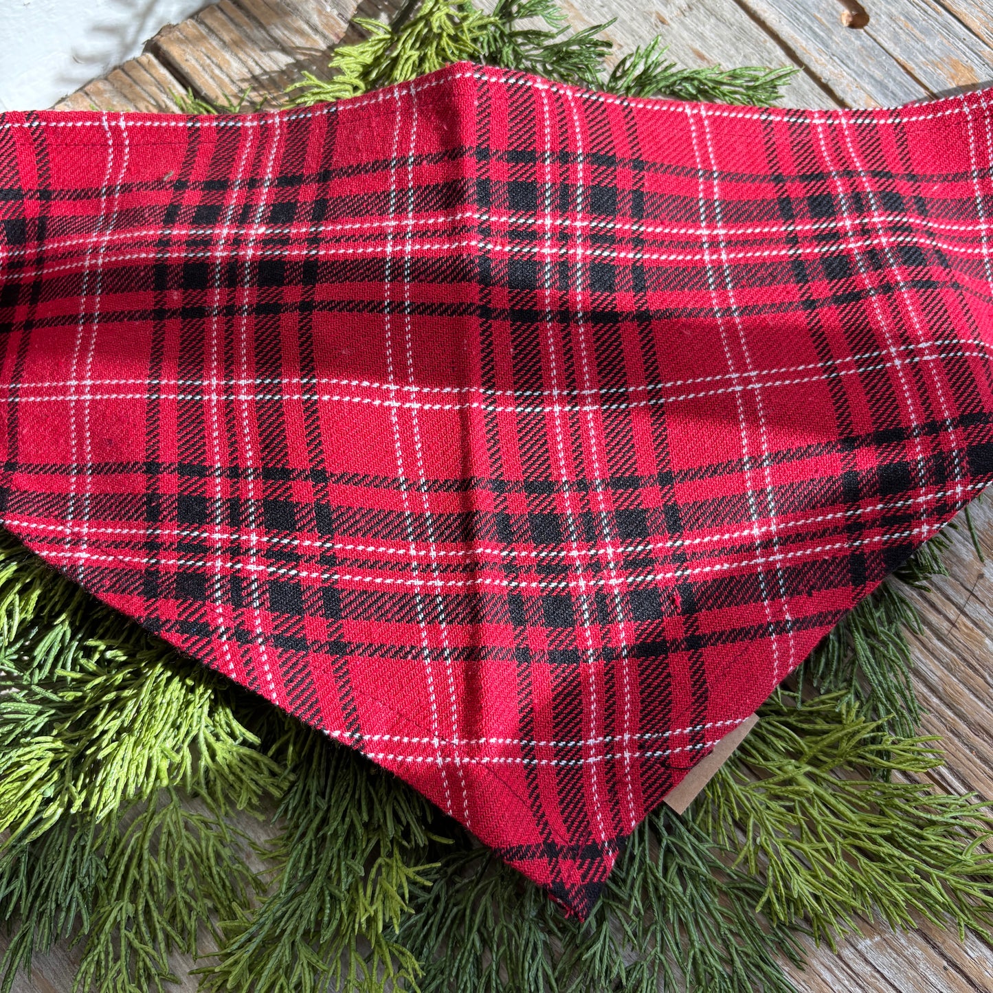 Brushed Cotton Flannel Dog Scarf
