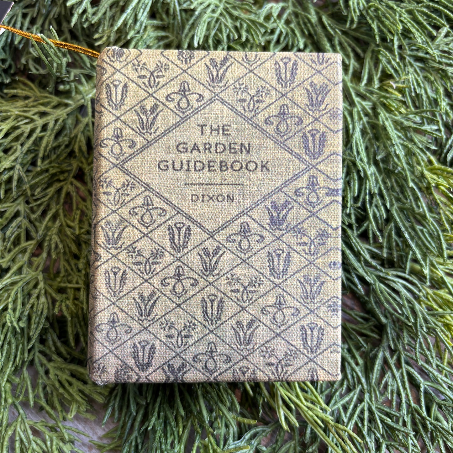 Fabric Book Ornament