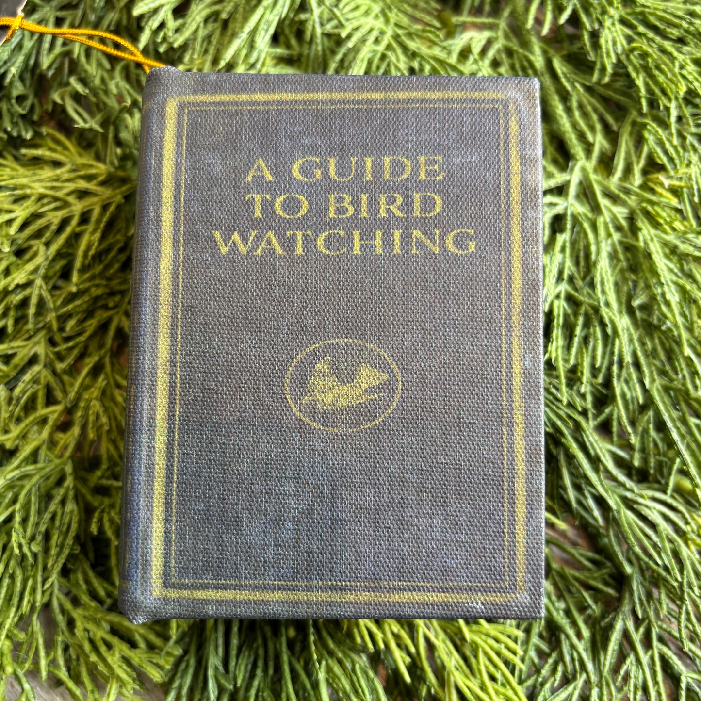 Fabric Book Ornament