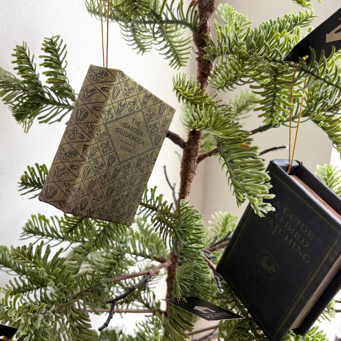 Fabric Book Ornament