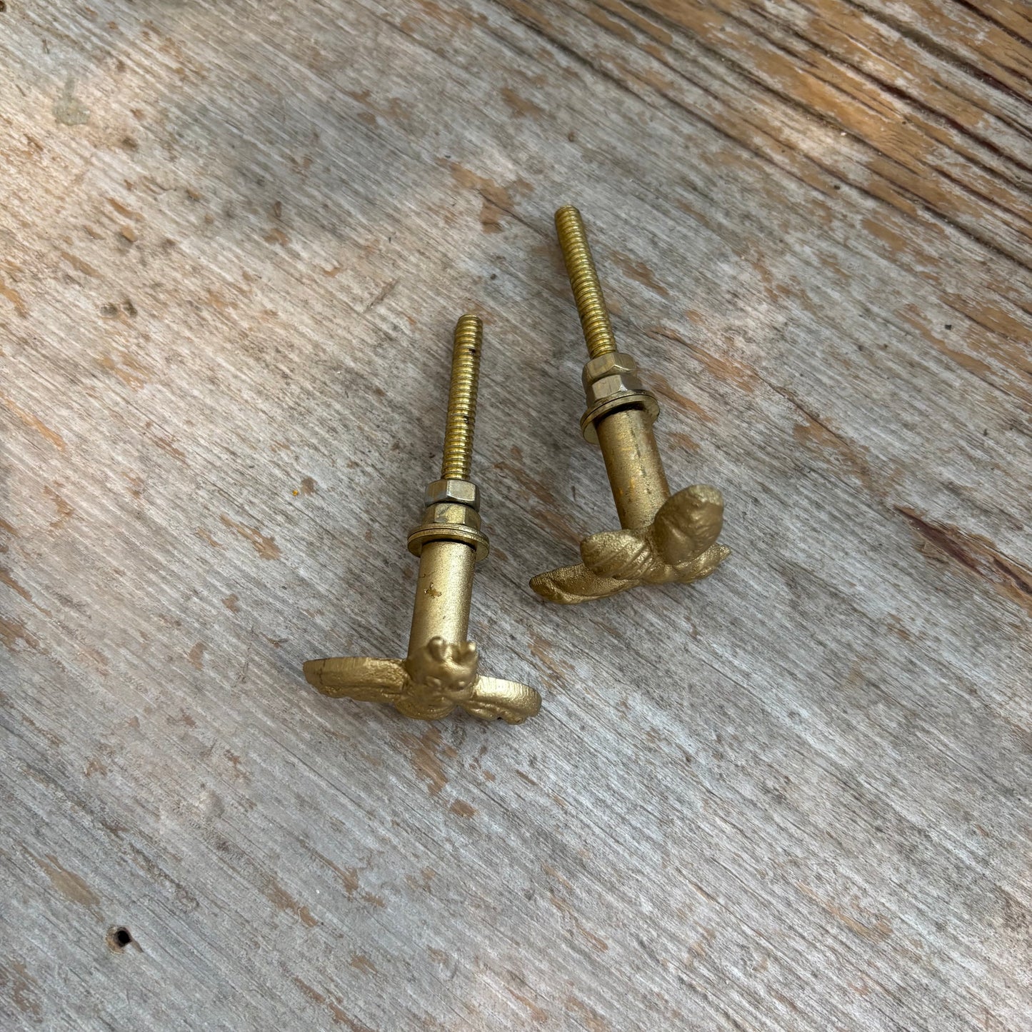 Knob: Iron Bee- Gold
