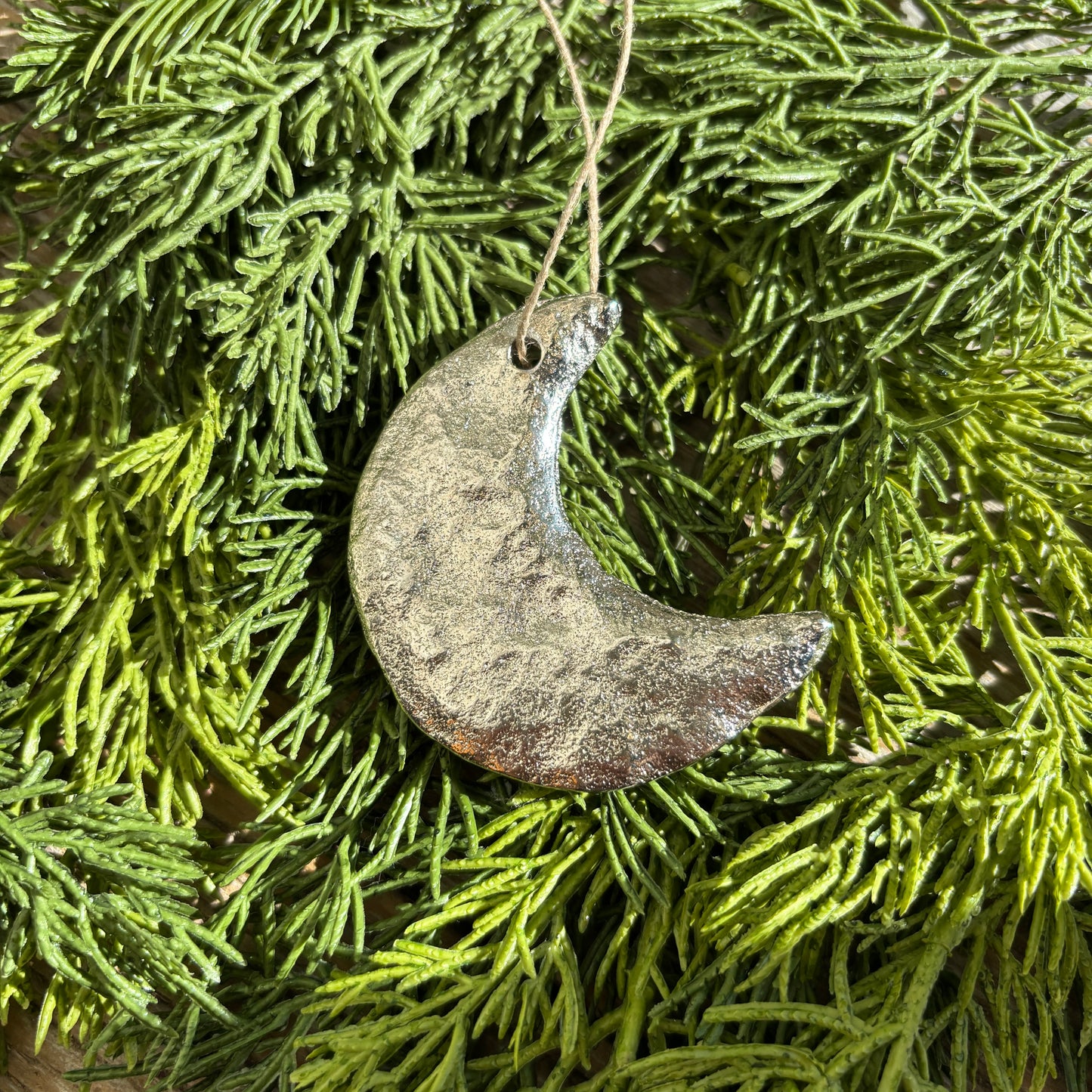 Hammered Metal Ornament