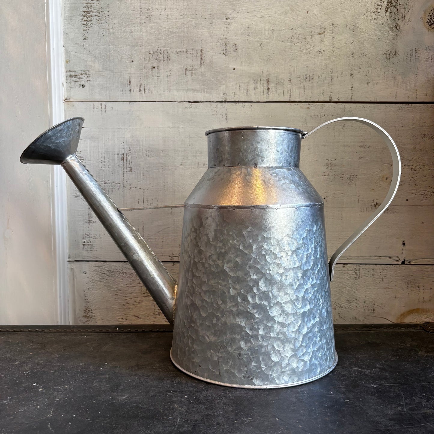 8 Quart Galvanized Metal Watering Can