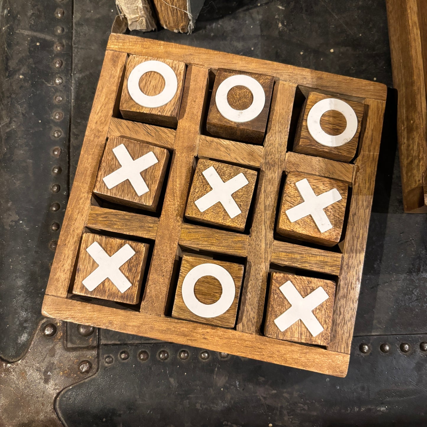 Mango Wood Tic Tac Toe