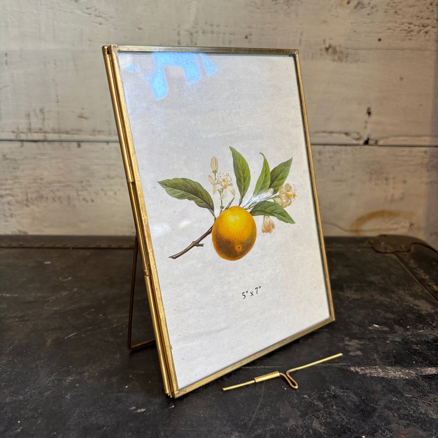Brass Standing Frame - Vertical