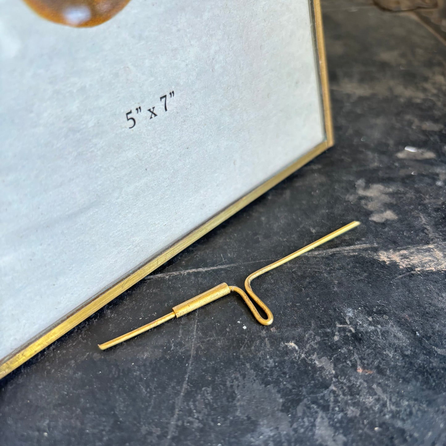 Brass Standing Frame - Vertical