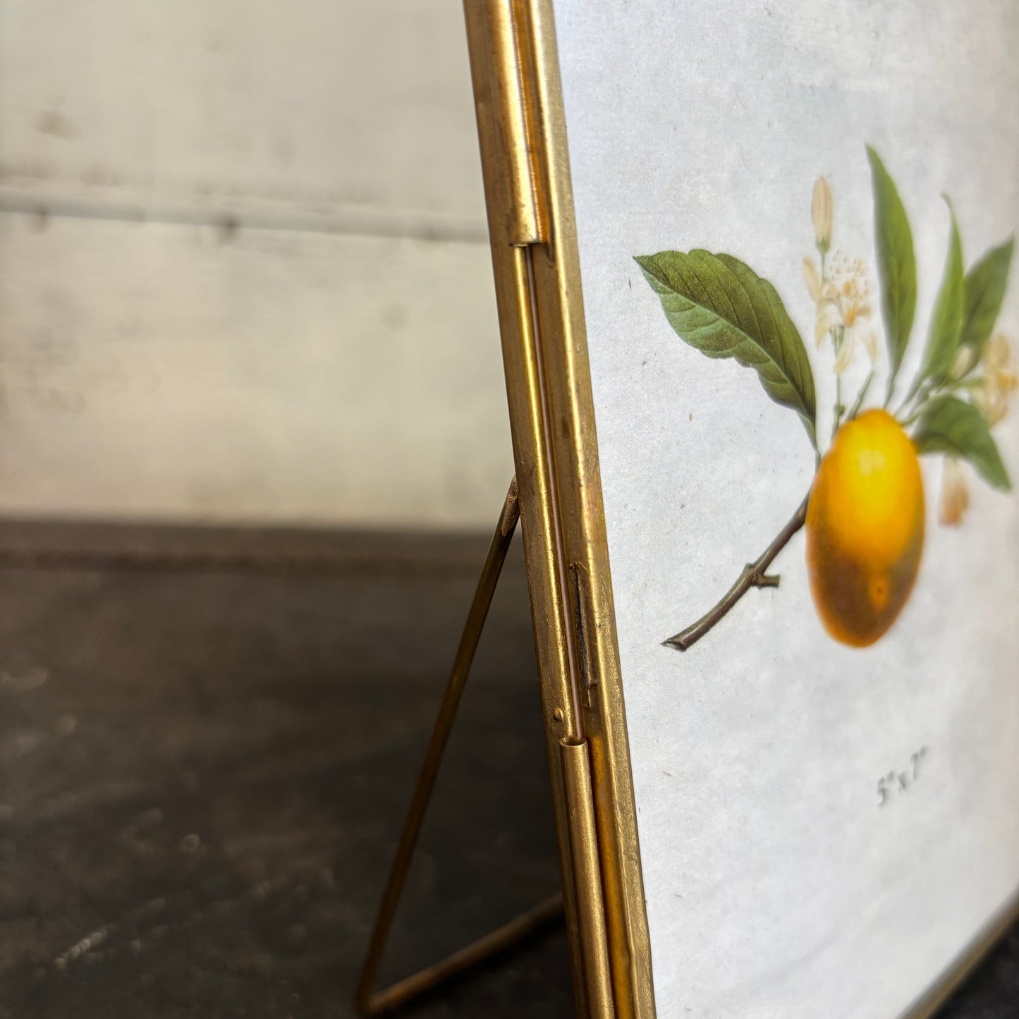 Brass Standing Frame - Vertical
