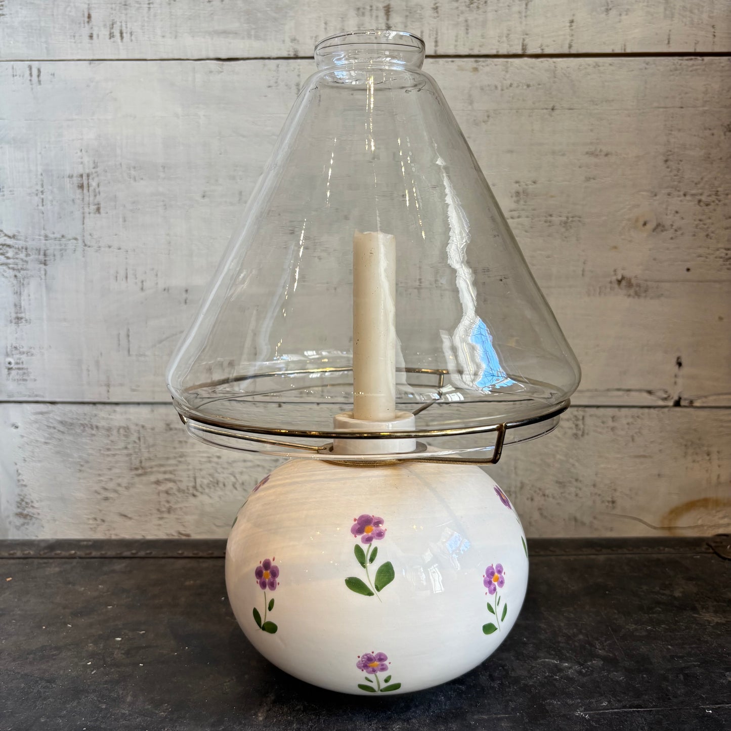 Floral Candle Lamp