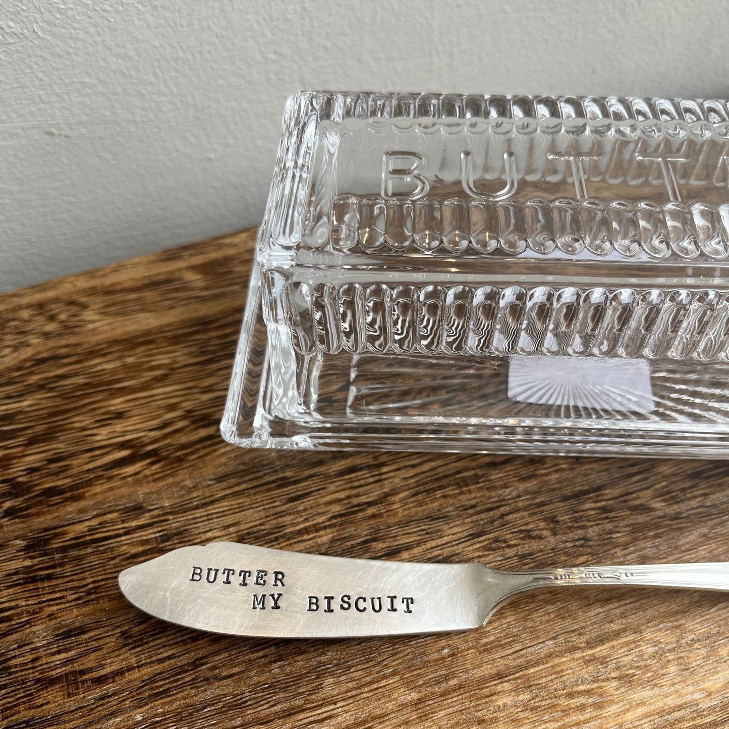 Hand Stamped Butter Knife