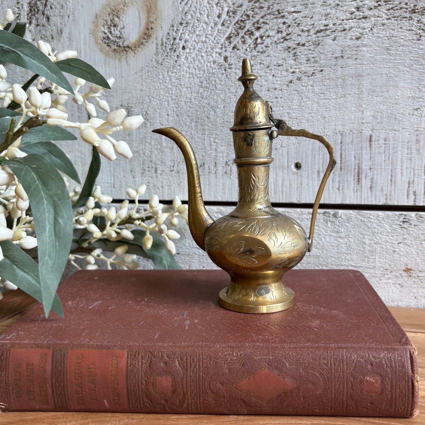 Vintage Brass 6" Teapot