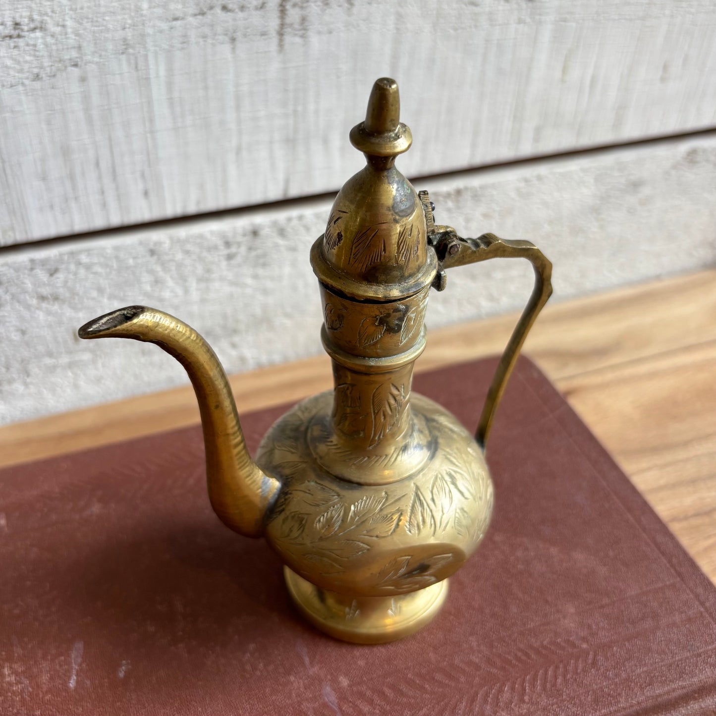 Vintage Brass 6" Teapot