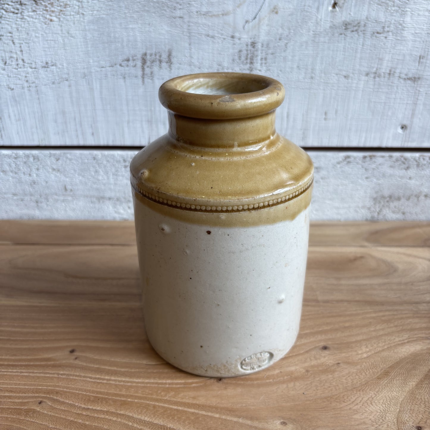 Vintage Gray No 8 Portebello Crock