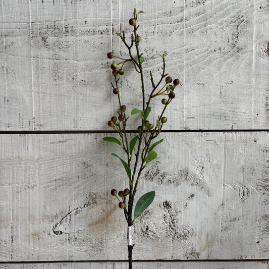 Faux Hypericum Berry Spray