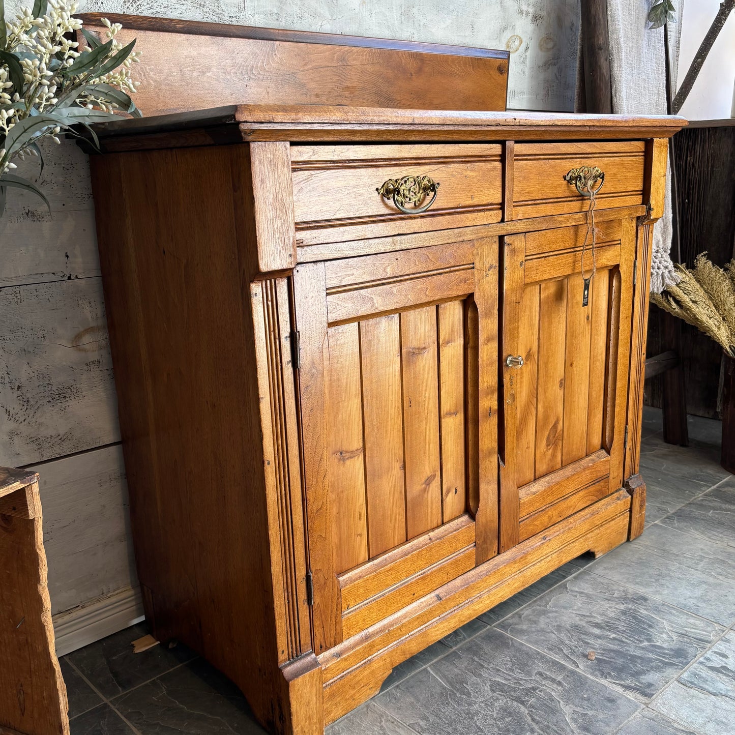 Antique Wooden Buffett