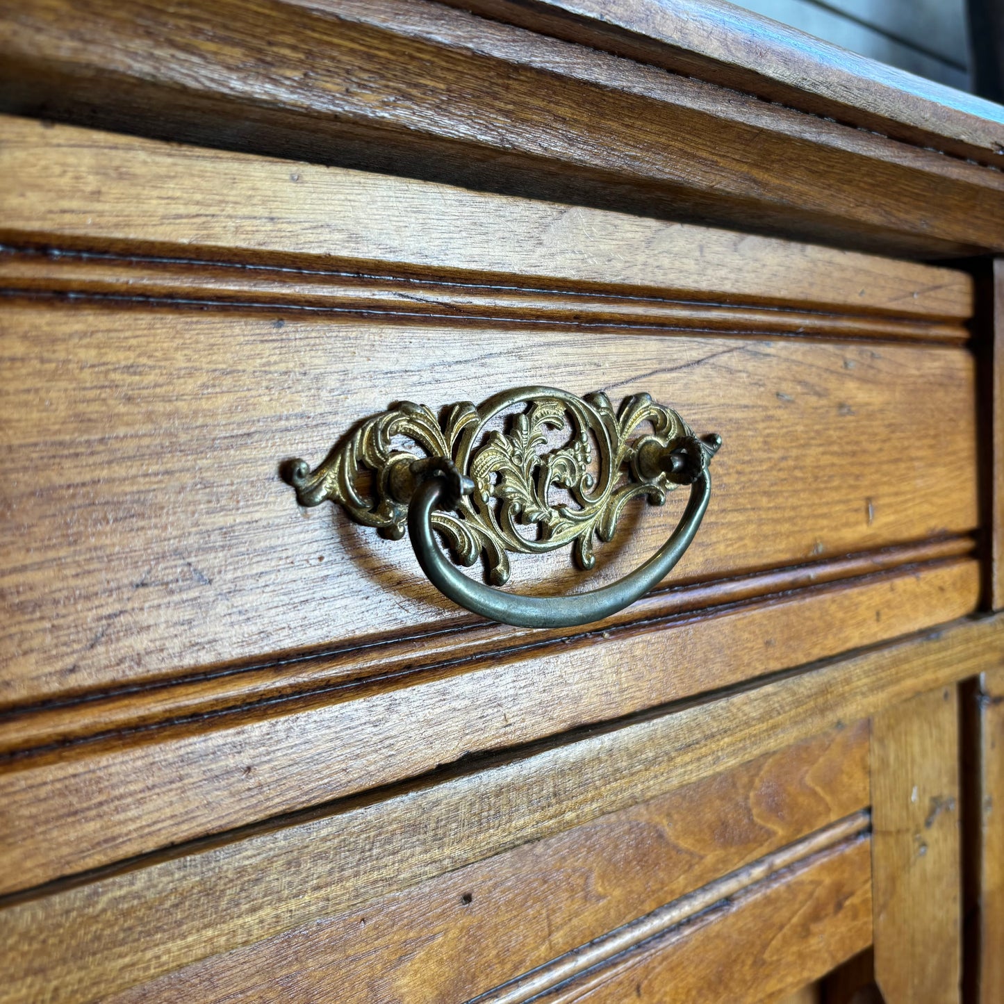 Antique Wooden Buffett