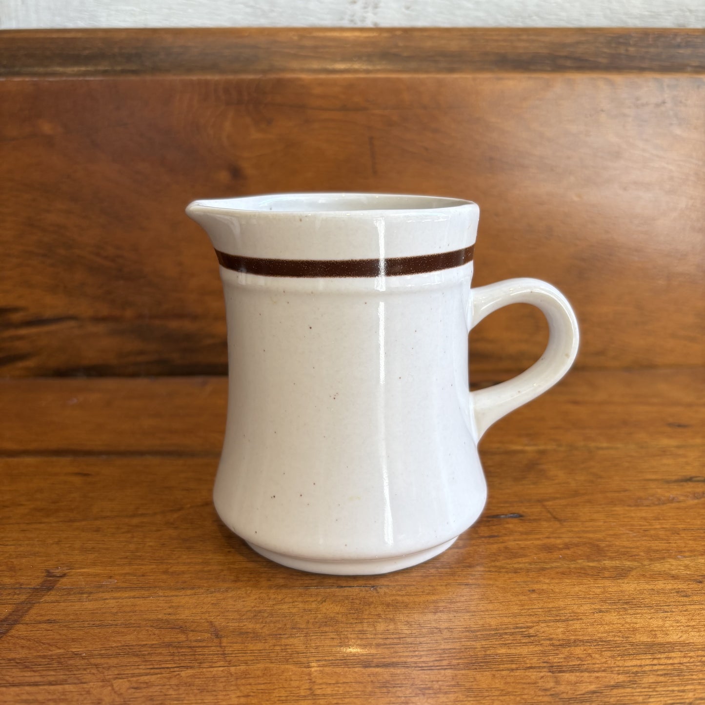 Vintage Creamer w/ Brown Stripe