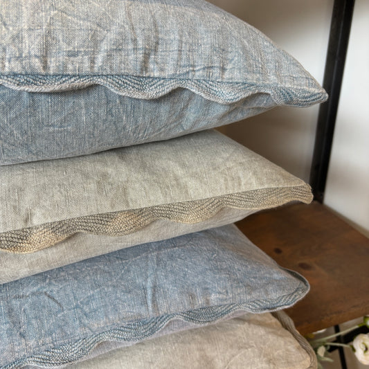 Scalloped Edge Pillow - 20x20