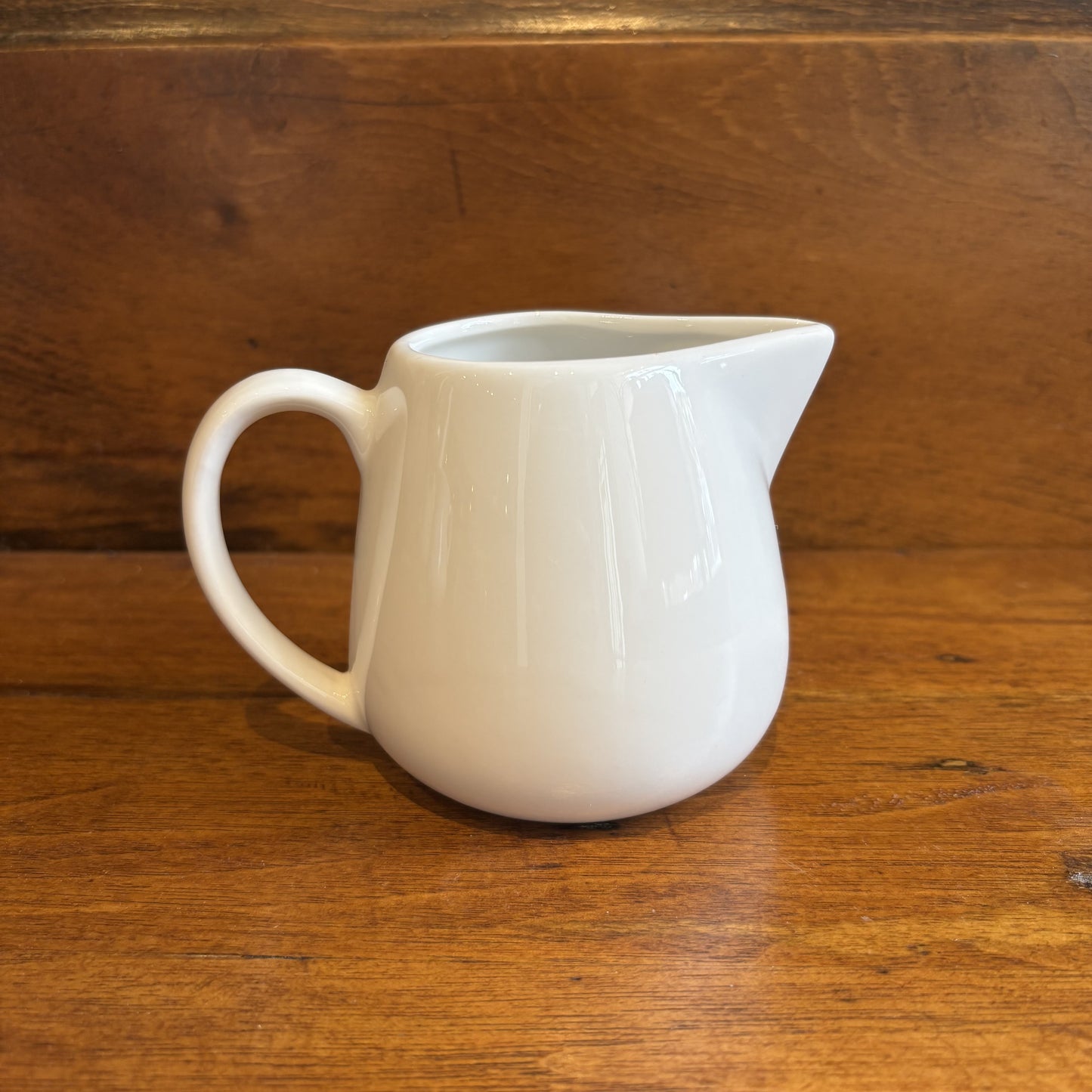 Vintage White Creamer w/ Pointed Spout