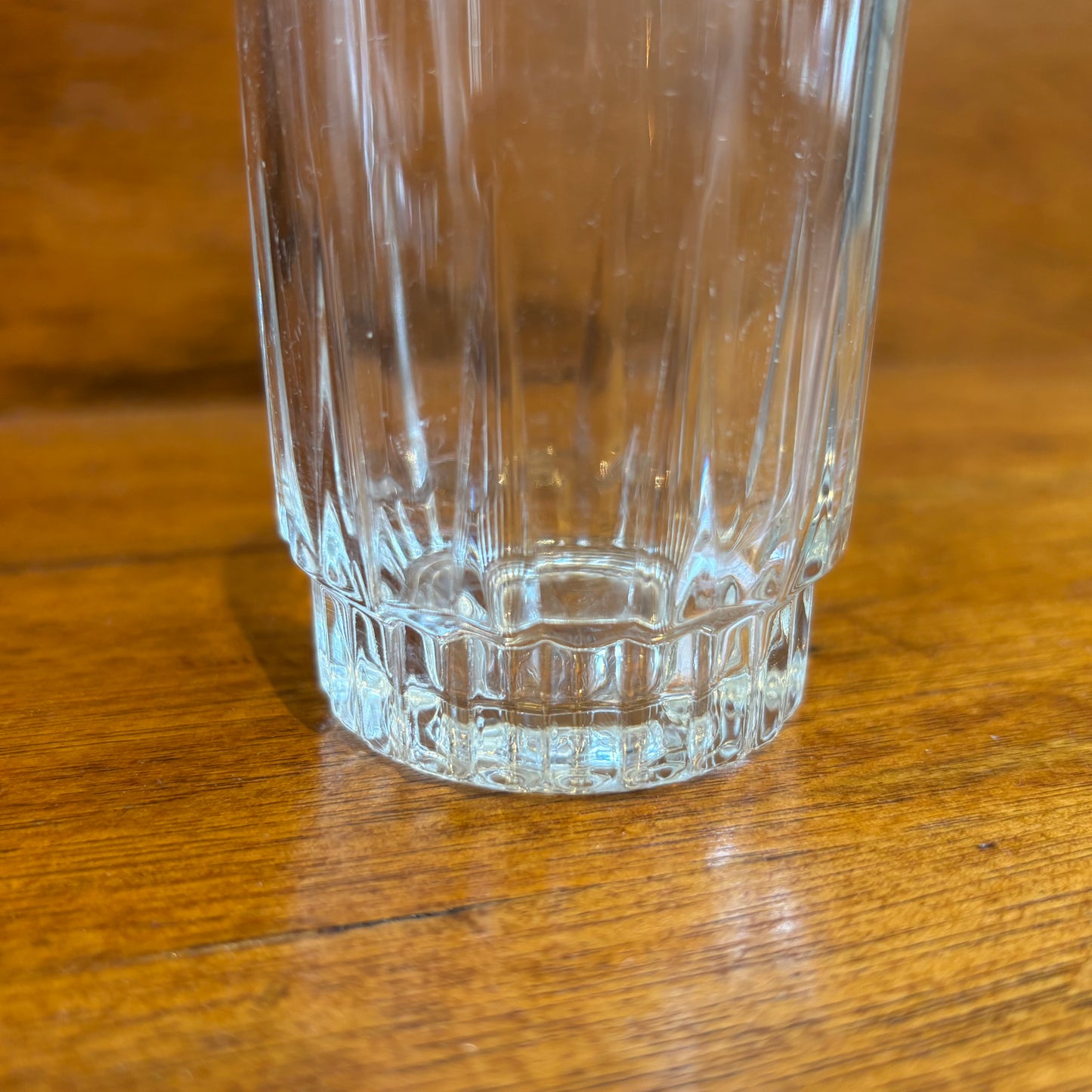 Vintage Glass w/ Diamond Design Bottom