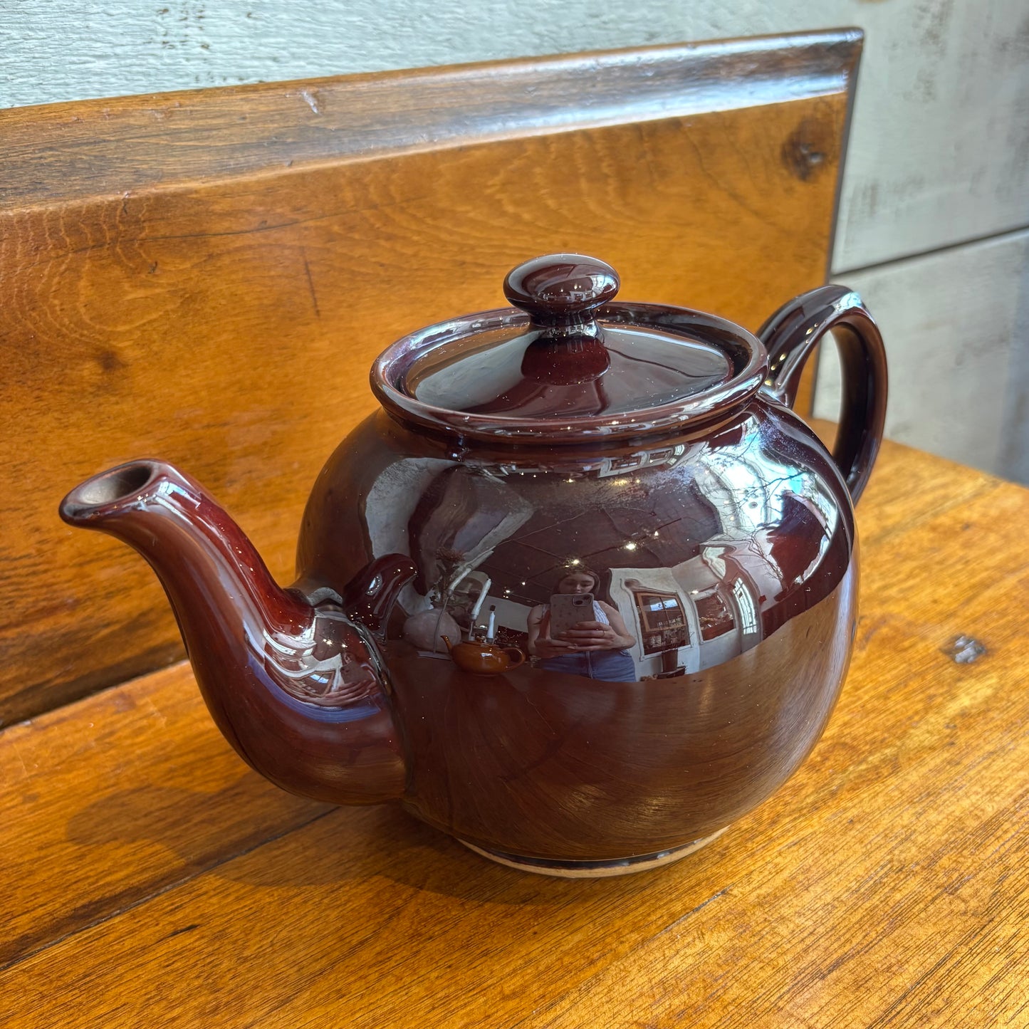 Vintage Sadler England Tea Pot - Dark Brown