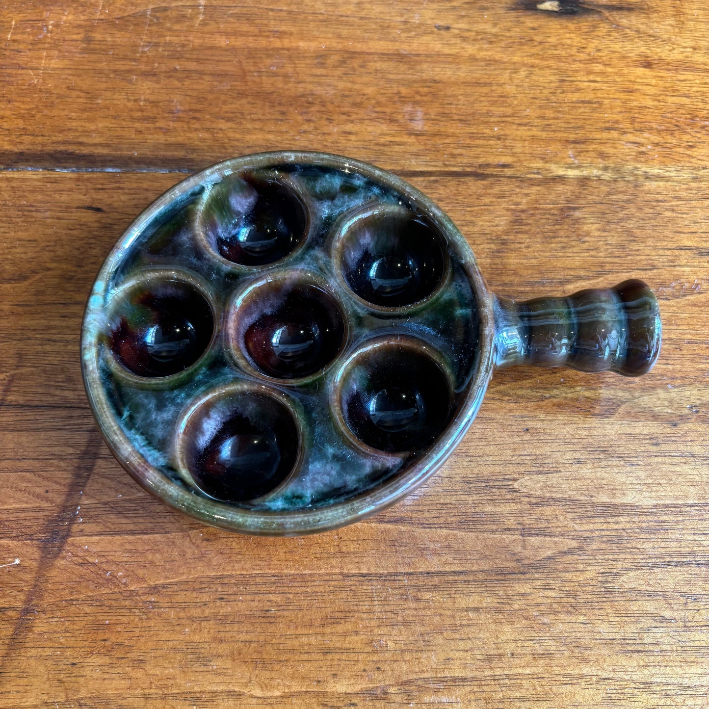 Vintage Escargot Bowls w/ Handles