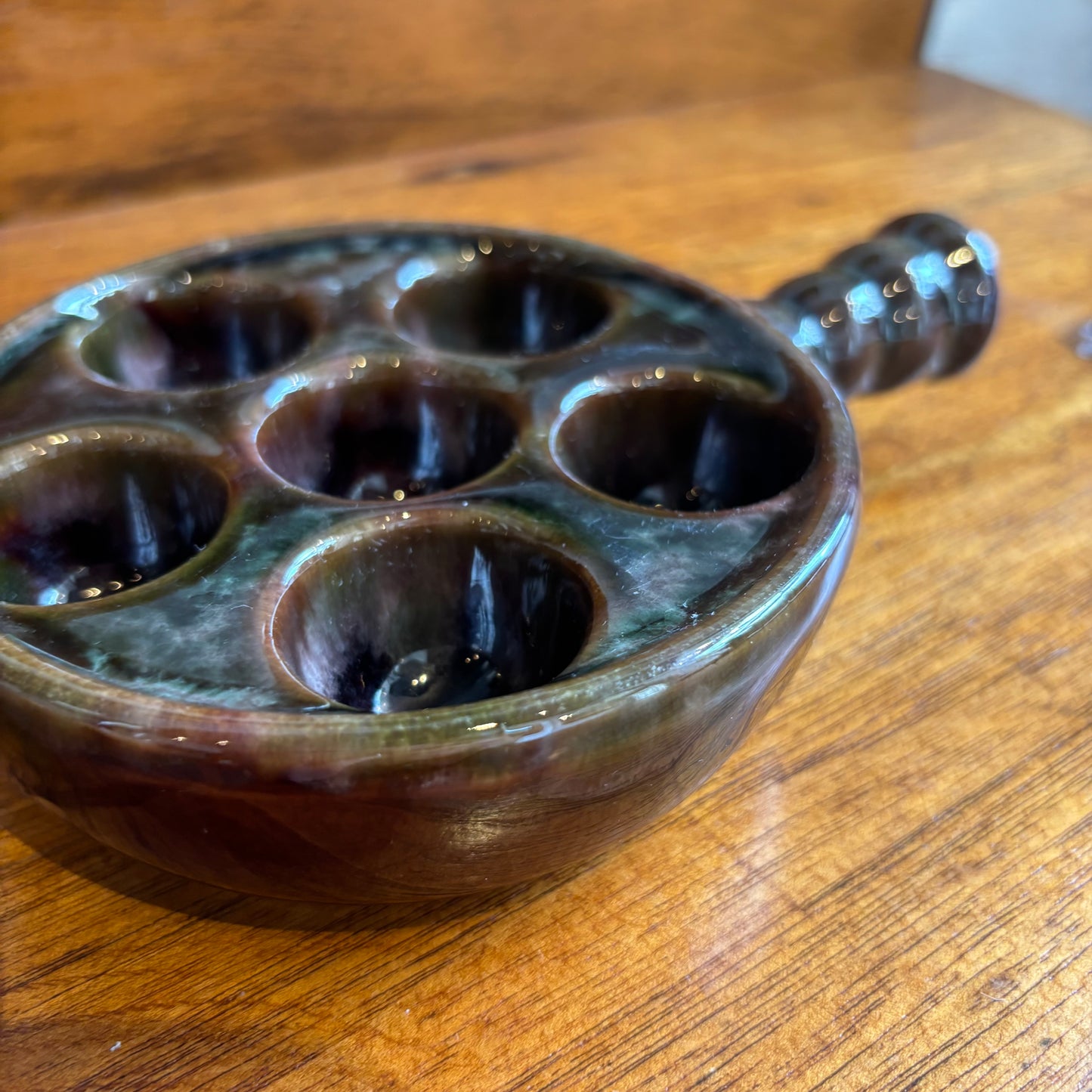 Vintage Escargot Bowls w/ Handles