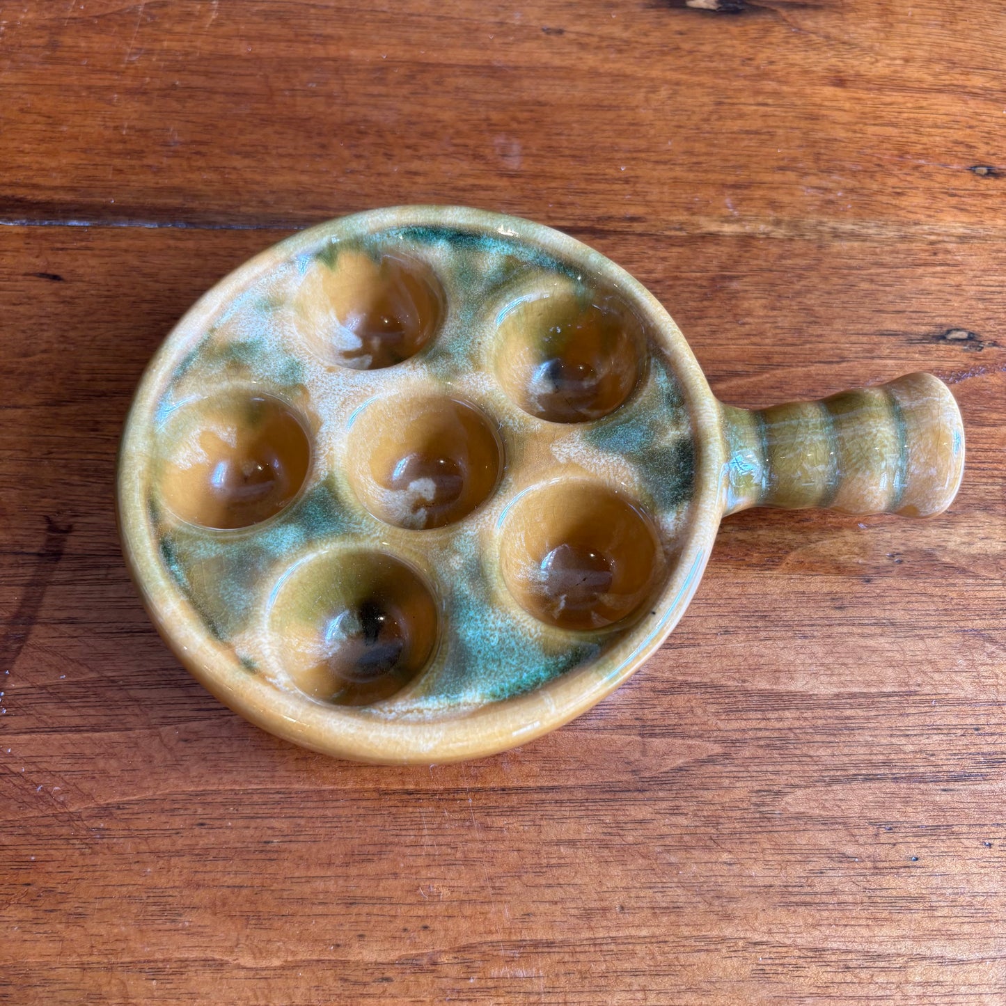 Vintage Escargot Bowls w/ Handles