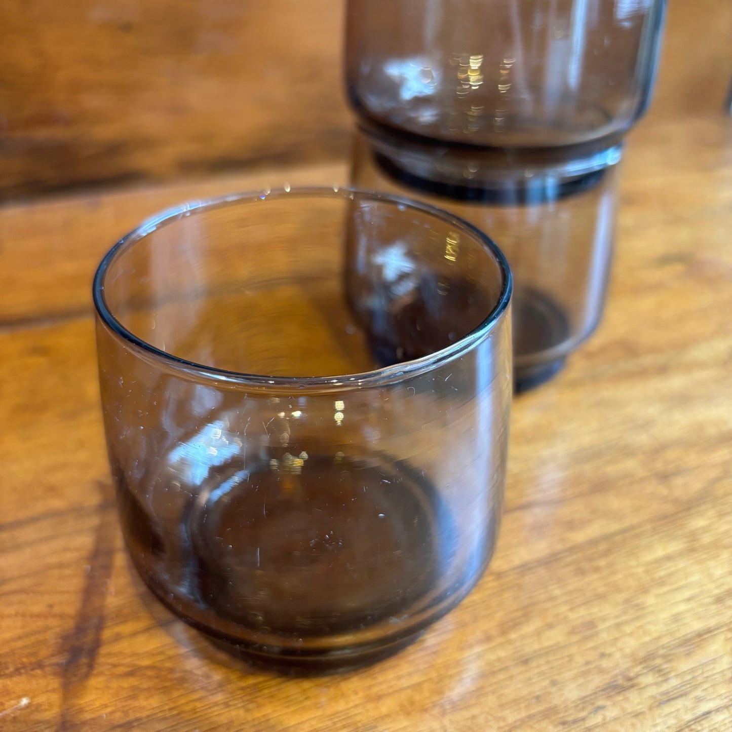 Vintage Smokey Glass