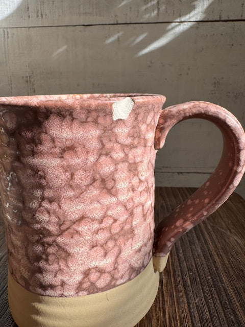 Stoneware Pottery Mug - Rose