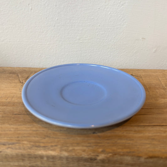 Vintage Milk Glass Saucer - Periwinkle