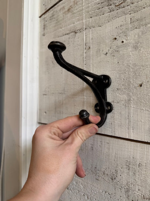 Vintage Wall Hooks - Black