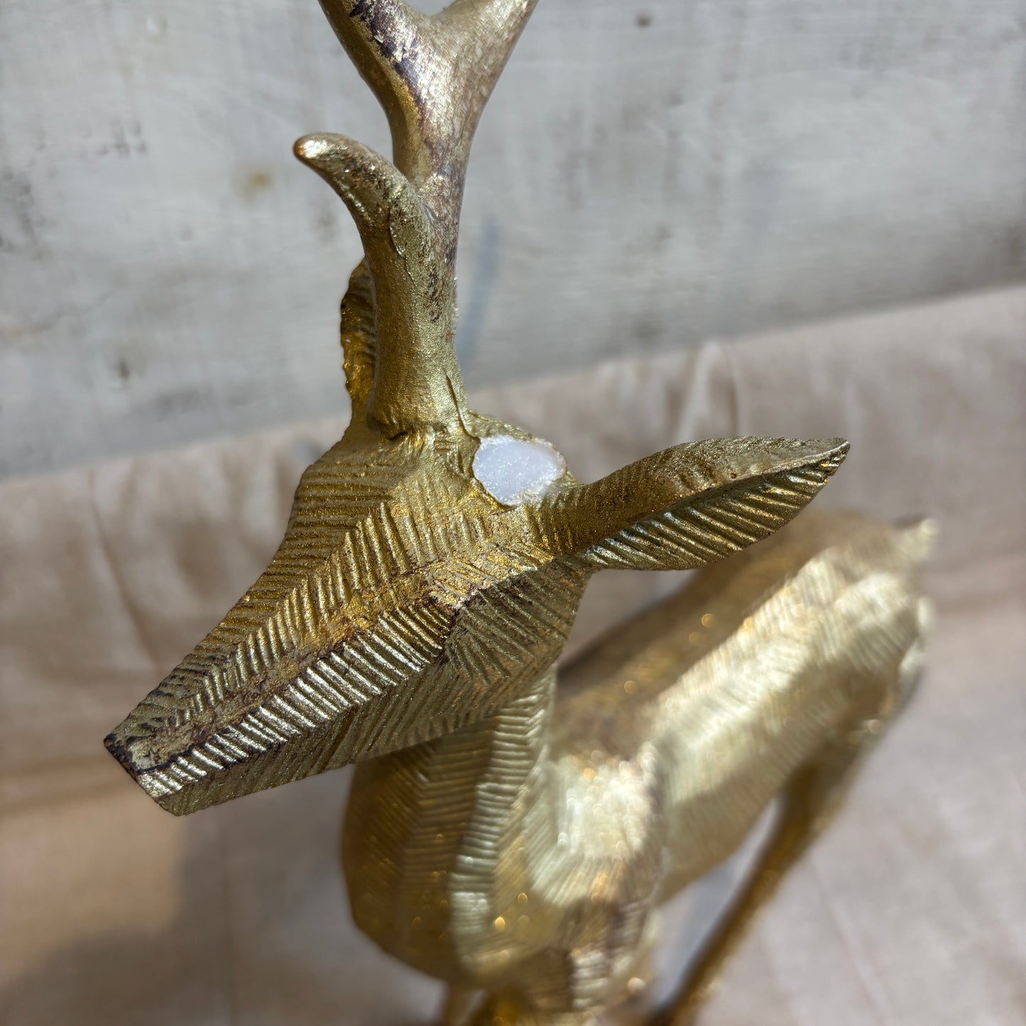 Gold Deer Statue - Standing