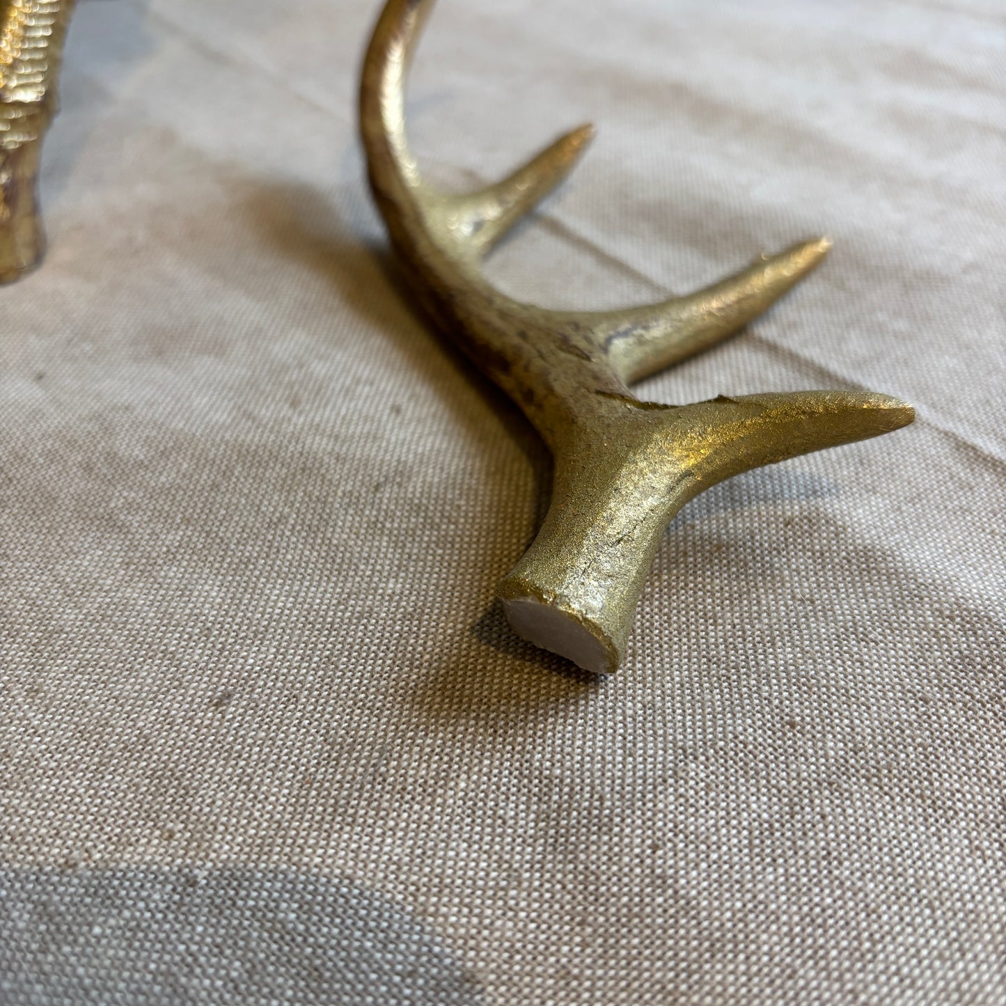 Gold Deer Statue - Standing