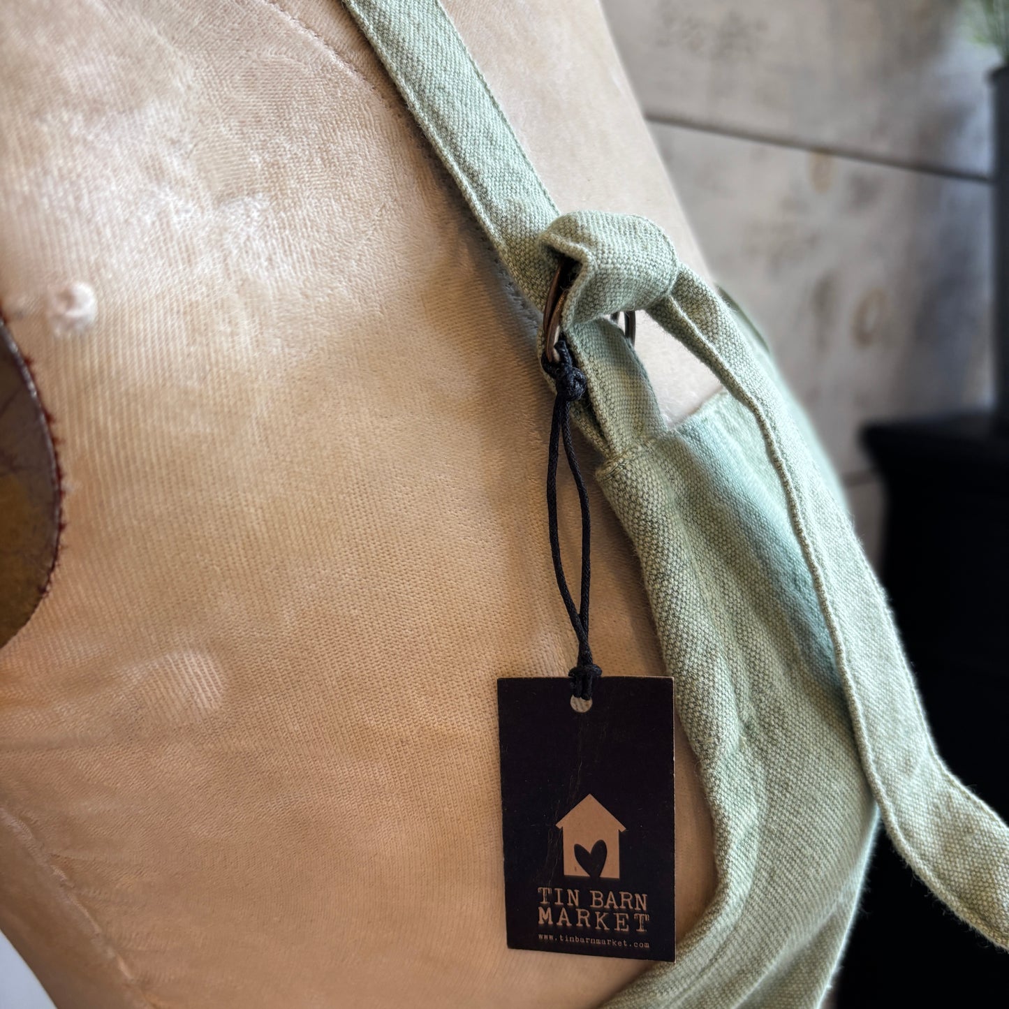 Green Canvas Apron - Multi Purpose
