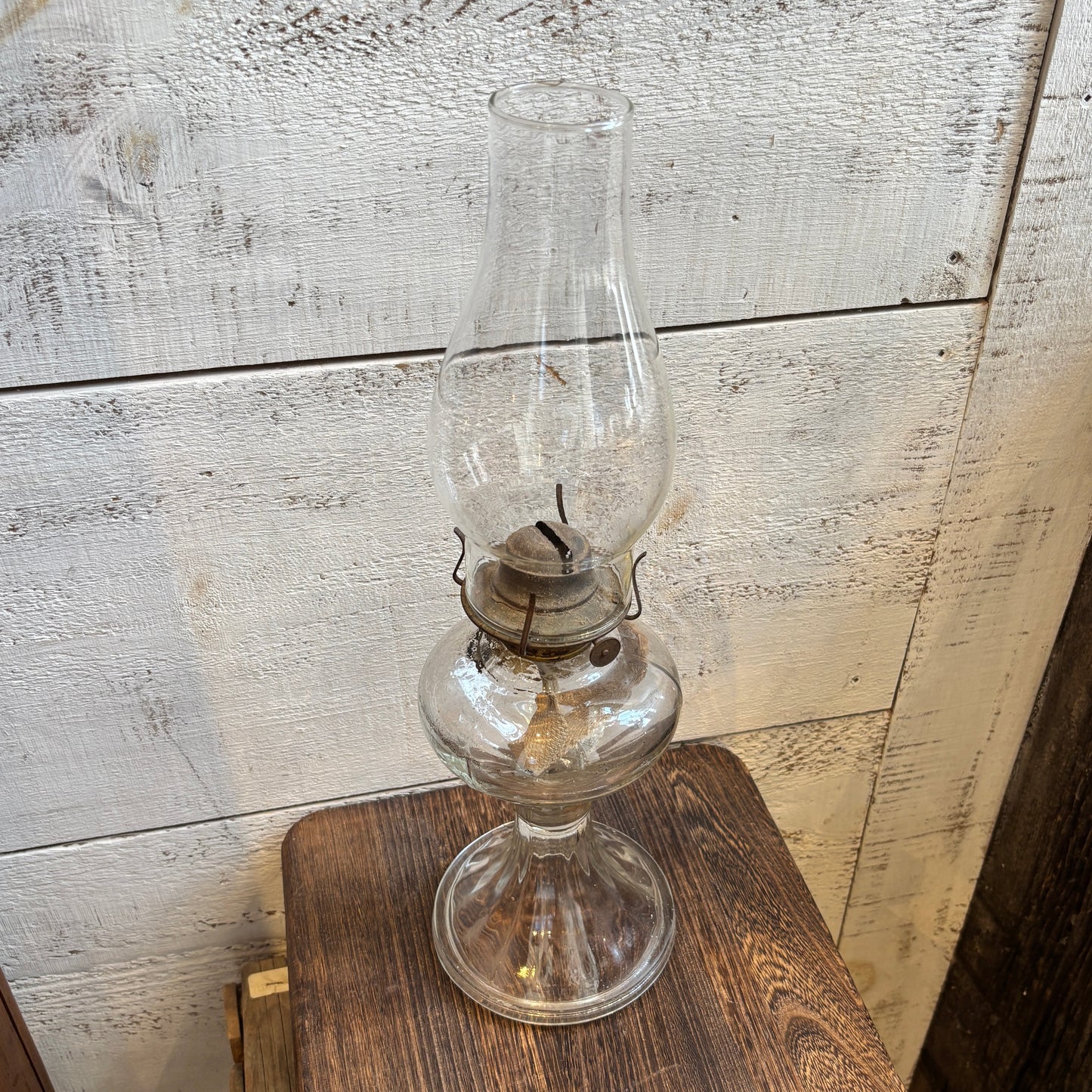 Vintage Eagle Oil Lamp